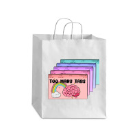 Too Many Tabs Debie Paper Bag - 10 X 5 X 13 | Artistshot