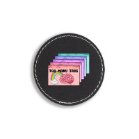 Too Many Tabs Round Leatherette Patch | Artistshot