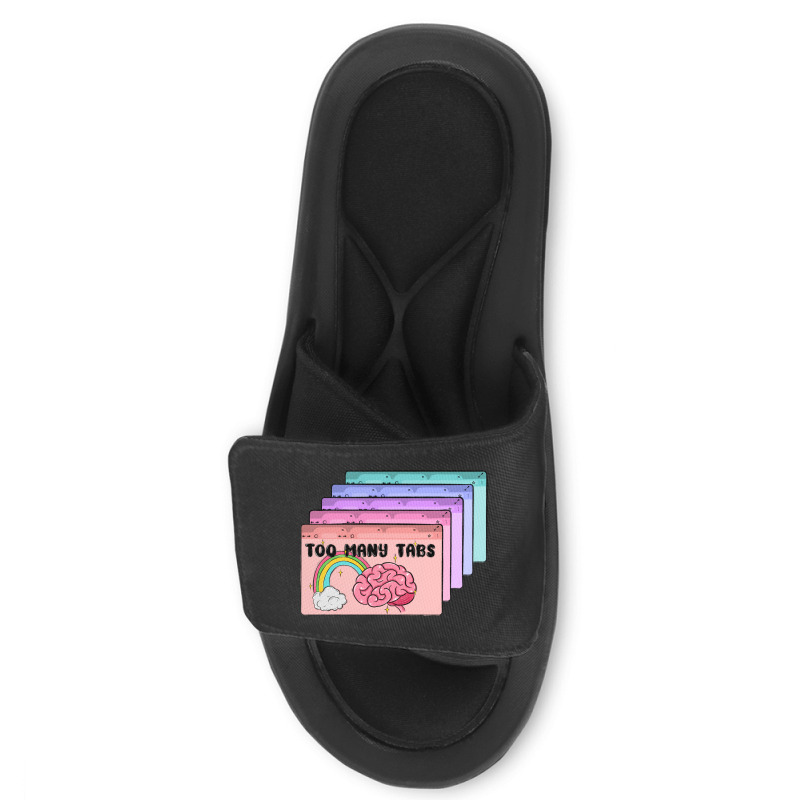 Too Many Tabs Slide Sandal | Artistshot