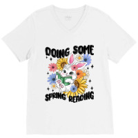 Doing Some Spring Reading V-neck Tee | Artistshot