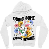 Doing Some Spring Reading Zipper Hoodie | Artistshot