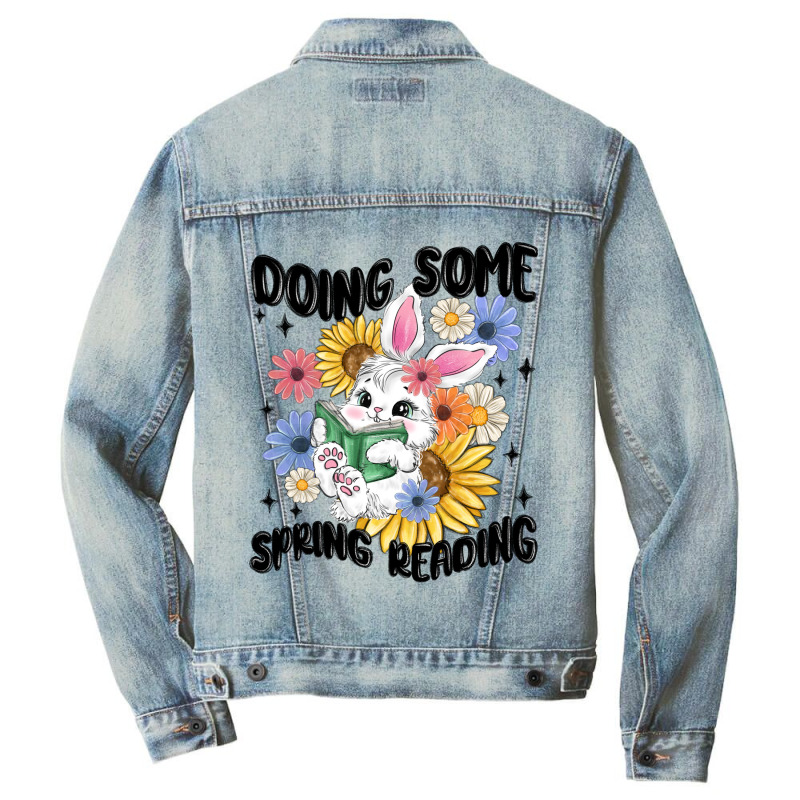 Doing Some Spring Reading Men Denim Jacket | Artistshot