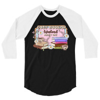 Cozy Bookish Weekend Ticket 3/4 Sleeve Shirt | Artistshot