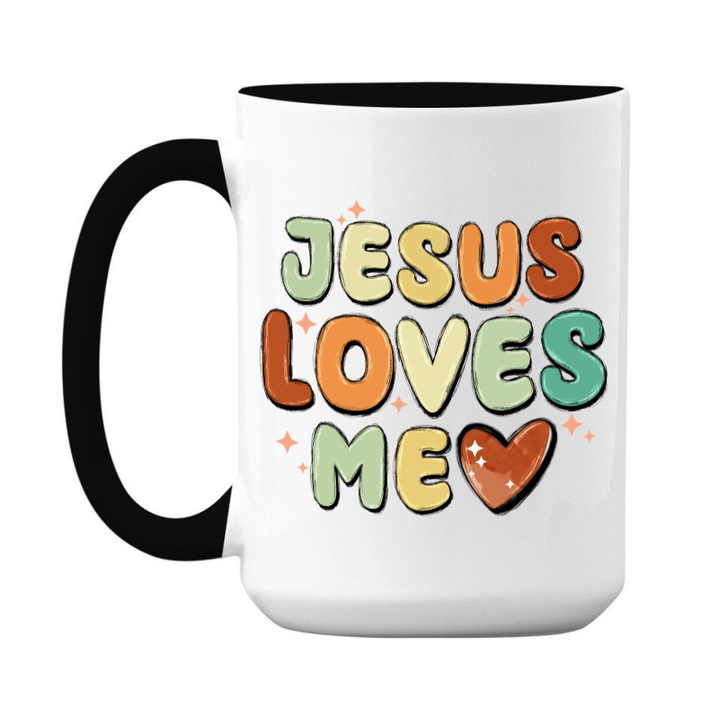 Jesus Loves Me 15 Oz Coffee Mug | Artistshot