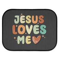 Jesus Loves Me Rear Car Mat | Artistshot