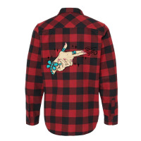 Western Turquoise Gun Hand Flannel Shirt | Artistshot