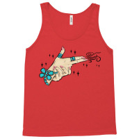 Western Turquoise Gun Hand Tank Top | Artistshot