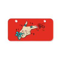 Western Turquoise Gun Hand Bicycle License Plate | Artistshot