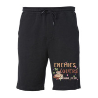 Enemies To Lovers Book Club Fleece Short | Artistshot