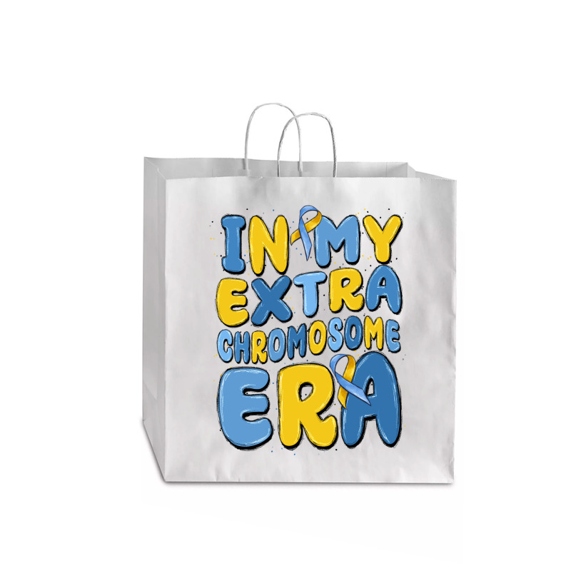 In My Extra Chromosome Era Jumbo Paper Bag - 18 X 7 X 18 3/4 | Artistshot