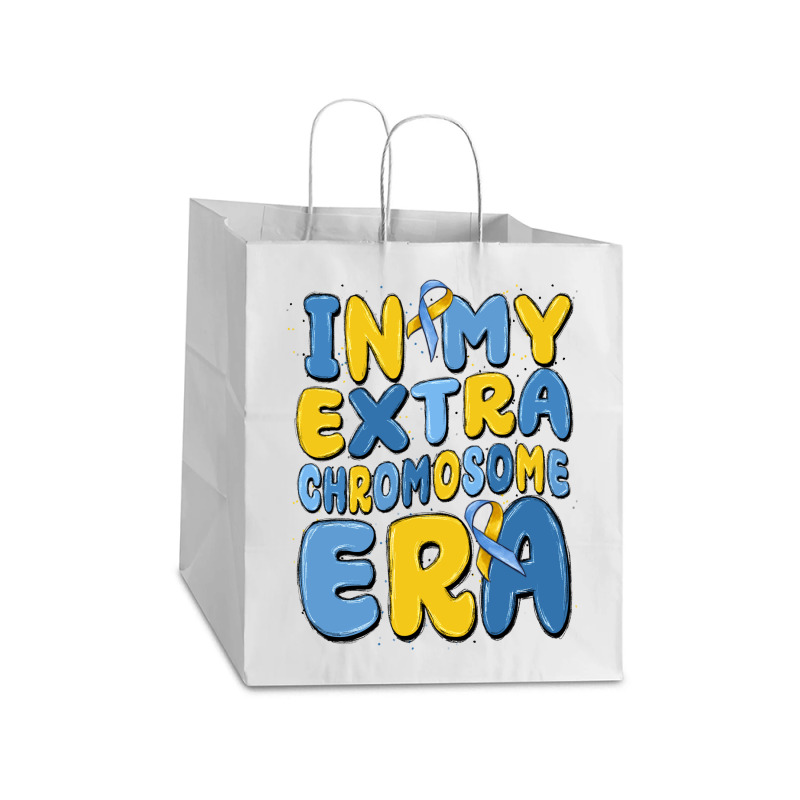 In My Extra Chromosome Era Take Out Paper Bag - 14 X 10 X 15 1/2 | Artistshot