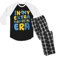 In My Extra Chromosome Era Men's 3/4 Sleeve Pajama Set | Artistshot