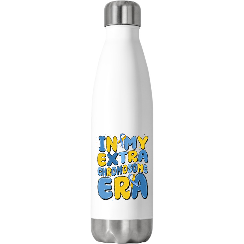 In My Extra Chromosome Era Stainless Steel Water Bottle | Artistshot