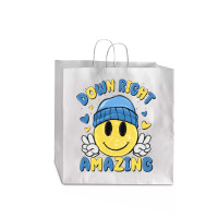 Down Right Amazing Jumbo Paper Bag - 18 X 7 X 18 3/4 | Artistshot