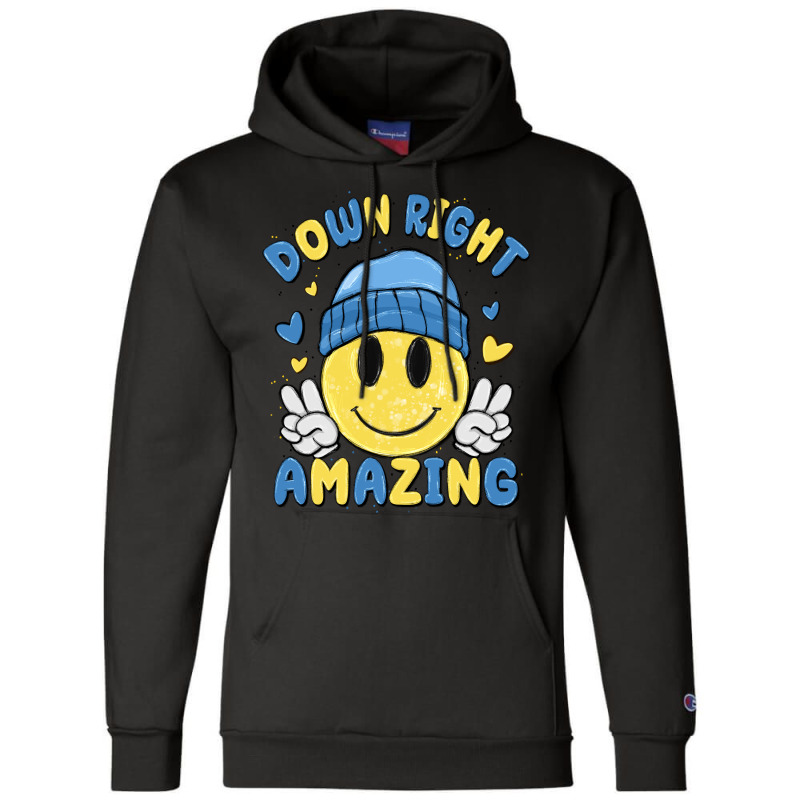 Down Right Amazing Champion Hoodie | Artistshot