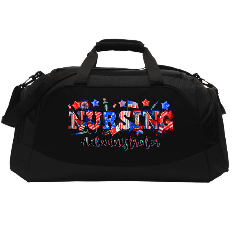 4th Of July Nursing Administrator Active Duffel | Artistshot