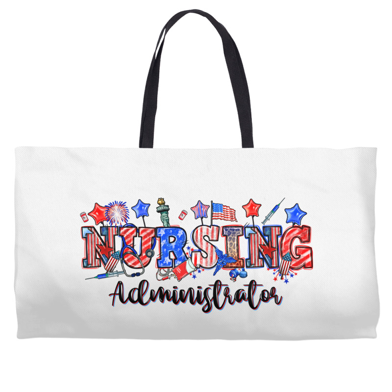 4th Of July Nursing Administrator Weekender Totes | Artistshot