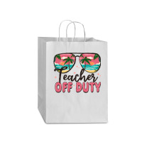 Teacher Off Duty Mart Paper Bag -13 X 7 X 17 | Artistshot