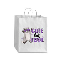 Cute But Feral Debie Paper Bag - 10 X 5 X 13 | Artistshot