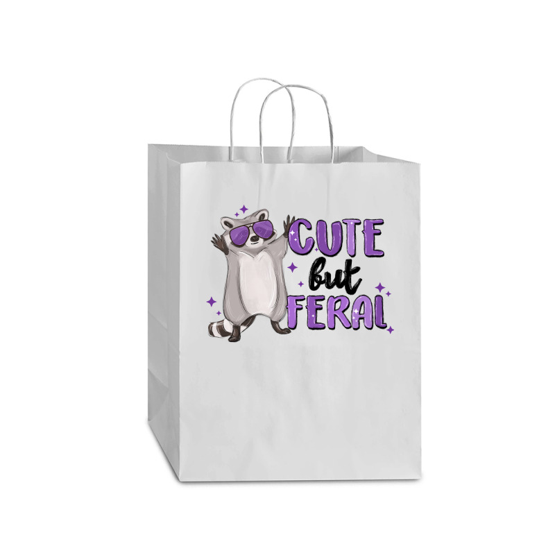 Cute But Feral Mart Paper Bag -13 X 7 X 17 | Artistshot