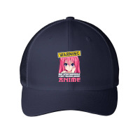 Warning May Spontaneously Start Talking About Anime Girls , Best Gift, Mesh Cap | Artistshot