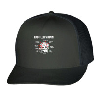 Radiologic Technologist Rad Tech Brain Radiology T Shirt Trucker Cap | Artistshot