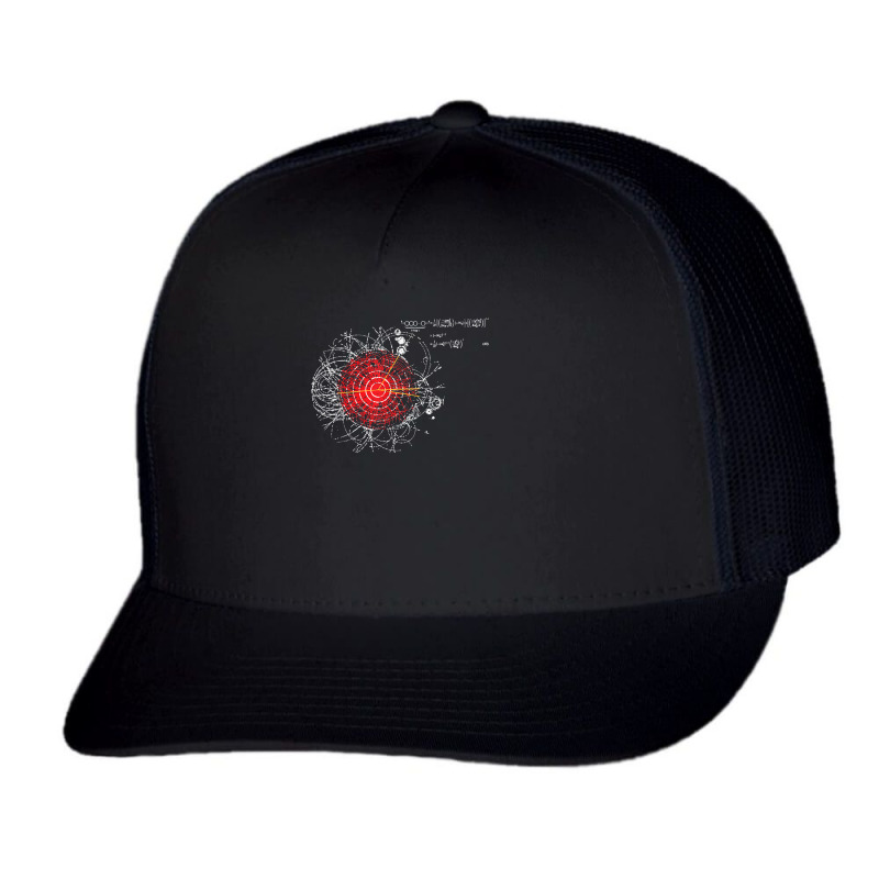 Higgs Boson Particle Physics University T Shirt Trucker Cap by rillanerby | Artistshot