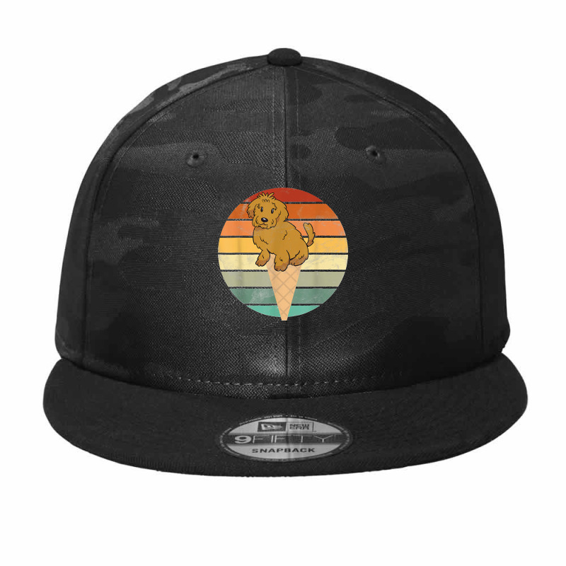 Chocolate Labs Cone Ice Cream Funny Dog Breed Lover Camo Snapback by EaglesonBonnie | Artistshot