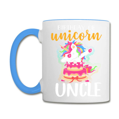 Birthday Of Unicorn Uncle T  Shirtbirthday Of Unicorn Uncle Gift Idea Coffee Mug Designed By Brandycassin456