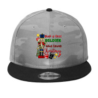 Just A Cool Soldıer Who Loves Christmas Camo Snapback | Artistshot