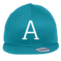 Letter A Initial Name Monogram Capital Letter T Shirt Flat Bill Snapback Cap | Artistshot