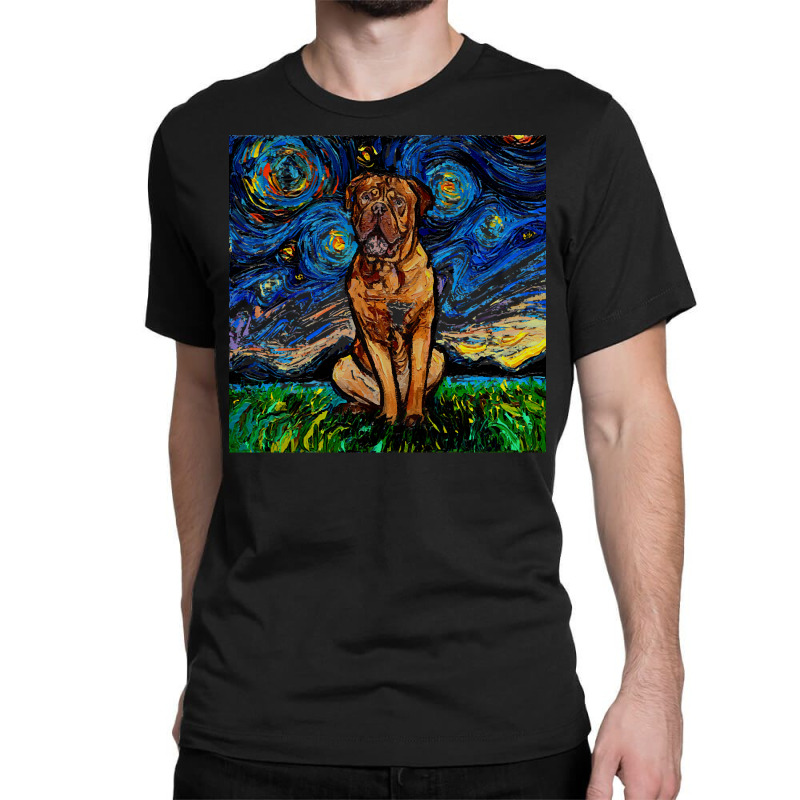 Dogue De Bordeaux T  Shirt Dogue De Bordeaux Night T  Shirt Classic T-shirt | Artistshot