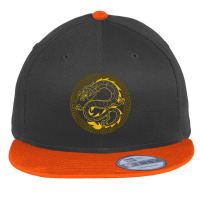 Golden Chinese Dragon Gift Shirt Martial Arts Asian Culture Retro Vint Flat Bill Snapback Cap | Artistshot