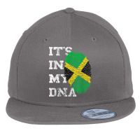 It's In My Dna Jamaica Genetic Jamaican Roots Jamaican Pride T Shirt Flat Bill Snapback Cap | Artistshot