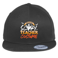 Halloween This Is My Scary Teacher Costume For A Halloween Video Games Flat Bill Snapback Cap | Artistshot