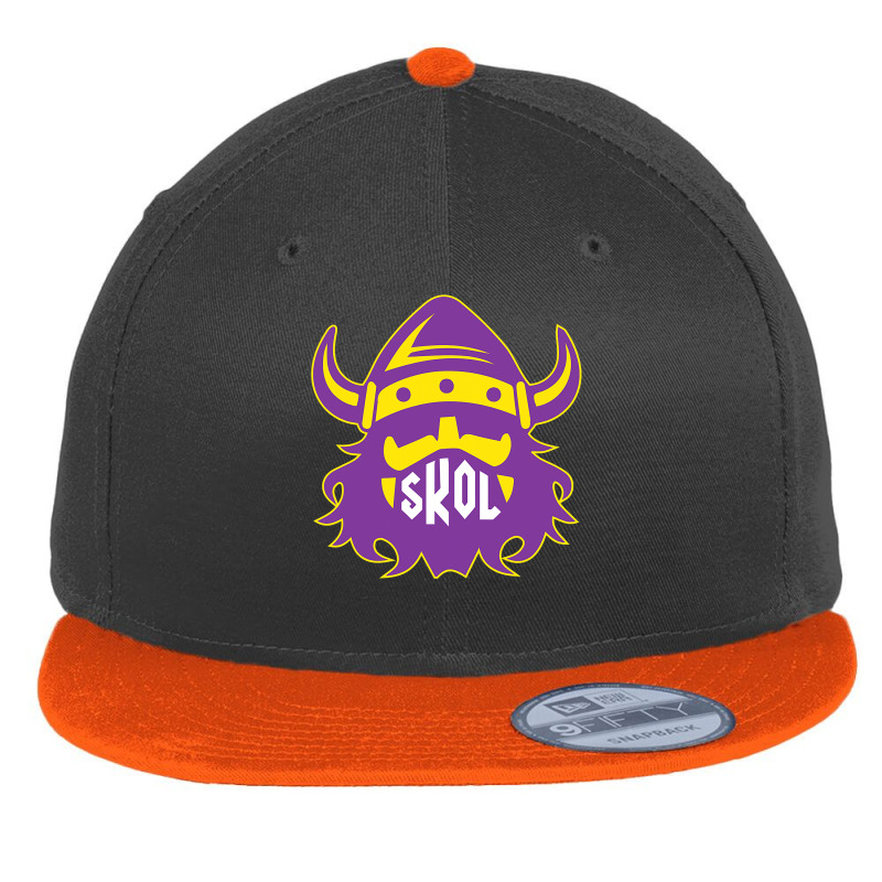 Skol Nordic Viking Helmet Shirt Flat Bill Snapback Cap | Artistshot