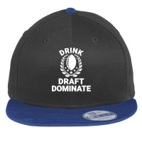 Drink Draft Dominate   Funny 2019 Fantasy Football Tank Top Flat Bill Snapback Cap | Artistshot