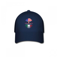 Womens Italian Roots American Grown Tree Flag Usa Italy V Neck T Shirt Baseball Cap | Artistshot