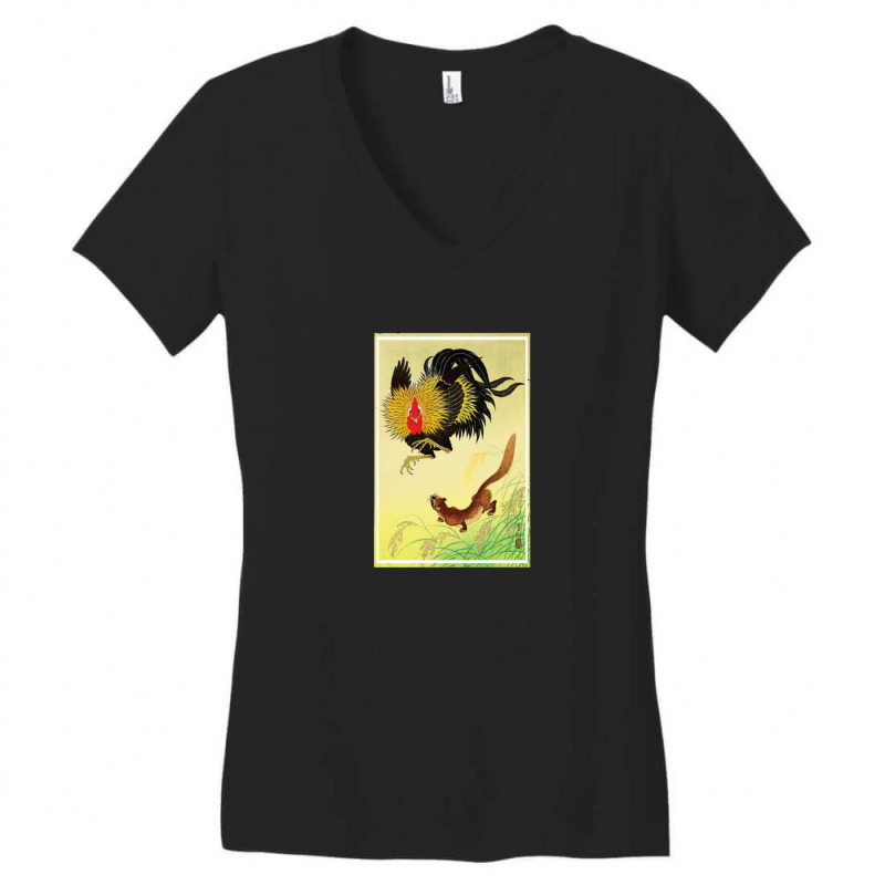 Doguya Jinza Hokaibo Bokon Shimobe Gunsuke 2 By Utagawa Kuniyoshi 9111 Women's V-Neck T-Shirt by fahmi2 | Artistshot