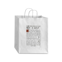 Holy Hand Grenade Script Holy Grail Debie Paper Bag - 10 X 5 X 13 | Artistshot