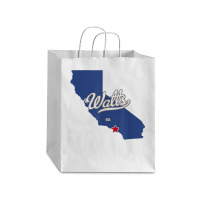 Watts California Los Angeles Ca Map T Shirt Debie Paper Bag - 10 X 5 X 13 | Artistshot