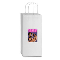 Tinashe Aesthetic Poster Double Wine Paper Bag - 6 1/2 X 3 1/2 X 12 3/8 | Artistshot