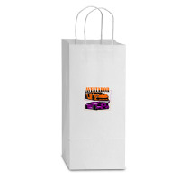 Super Car Tshirt Double Wine Paper Bag - 6 1/2 X 3 1/2 X 12 3/8 | Artistshot