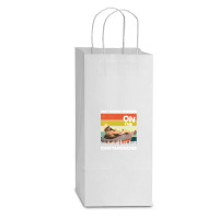 Vintage Way Down Yonder On The Chattahoochee Gift Men Women Double Wine Paper Bag - 6 1/2 X 3 1/2 X 12 3/8 | Artistshot