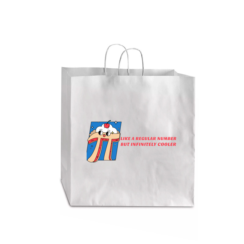 Pi Like A Regular Number But Infinitely Cooler Jumbo Paper Bag - 18 X 7 X 18 3/4 | Artistshot