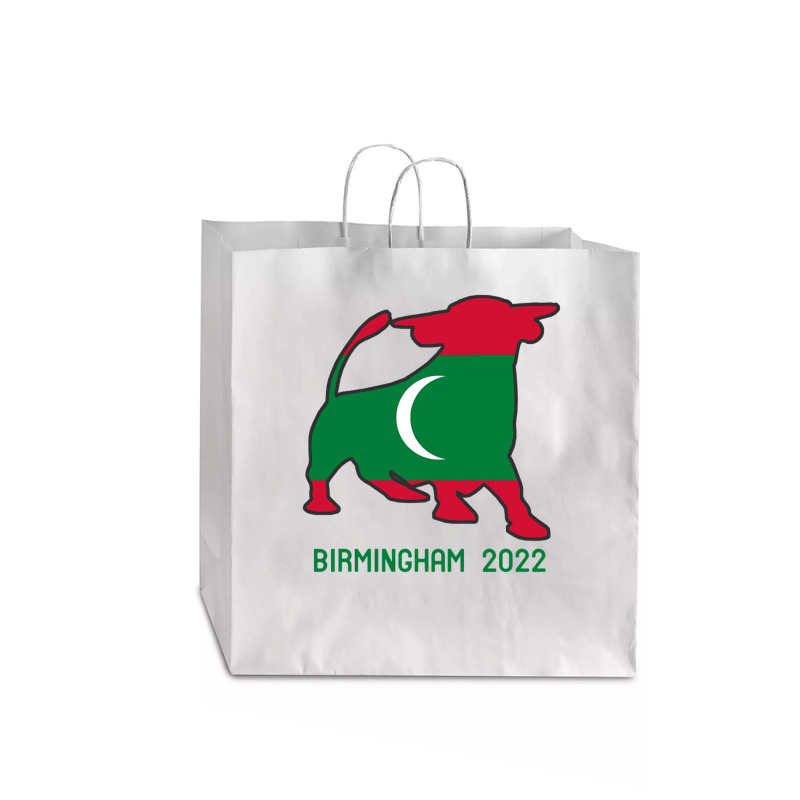 Maldives Commonwealth Bull Jumbo Paper Bag - 18 X 7 X 18 3/4 | Artistshot