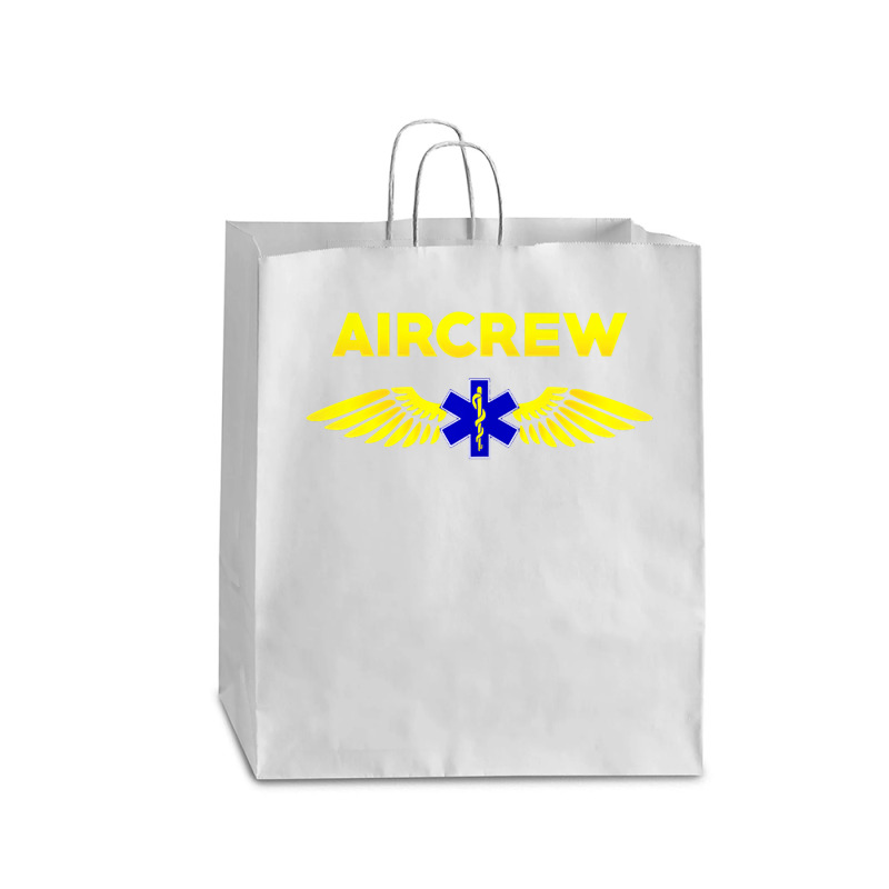 Aircrew Ems Emt Emergency Medical Service Flight Crew Queen Paper Bag - 16 X 6 X 19 1/4 | Artistshot