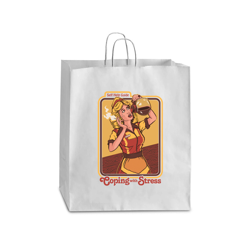 Coping With Stress 1 Queen Paper Bag - 16 X 6 X 19 1/4 | Artistshot