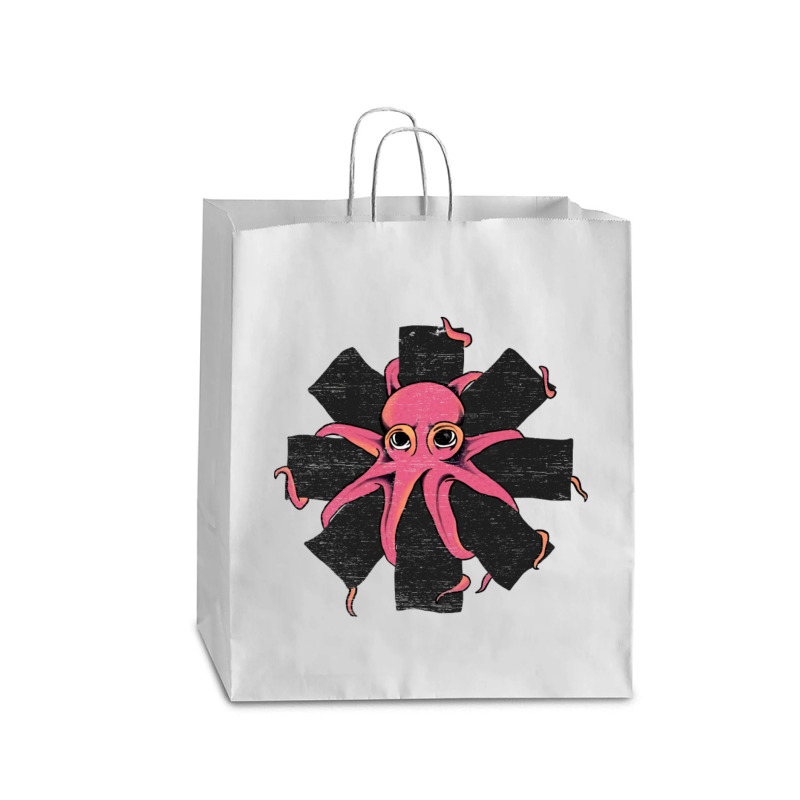 Red Octopus Vintage Queen Paper Bag - 16 X 6 X 19 1/4 | Artistshot