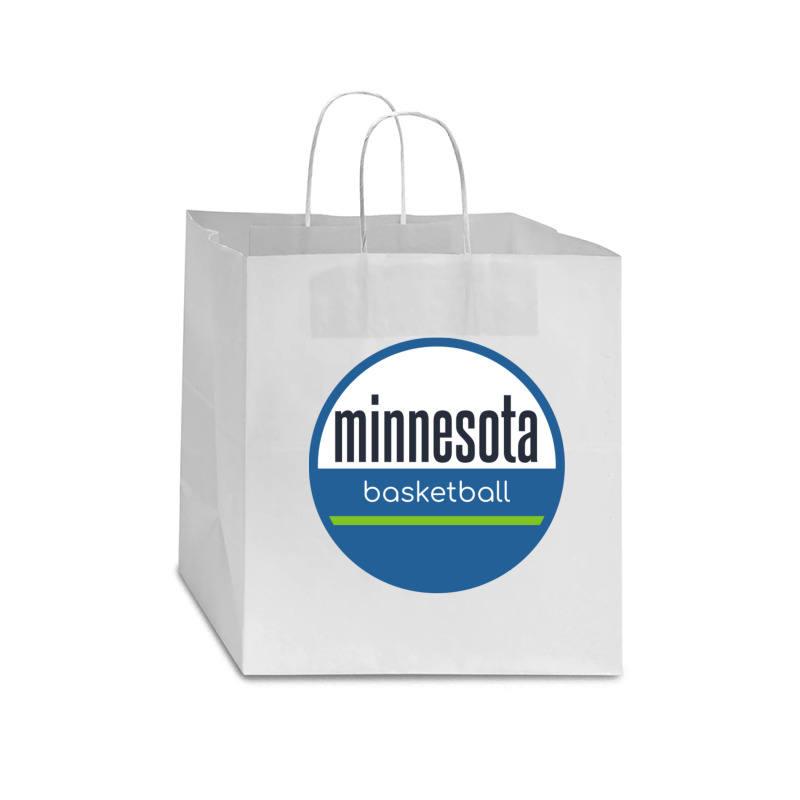 Minnesota Basketball-bchns Star Paper Bag - 13 X 7 X 13 | Artistshot